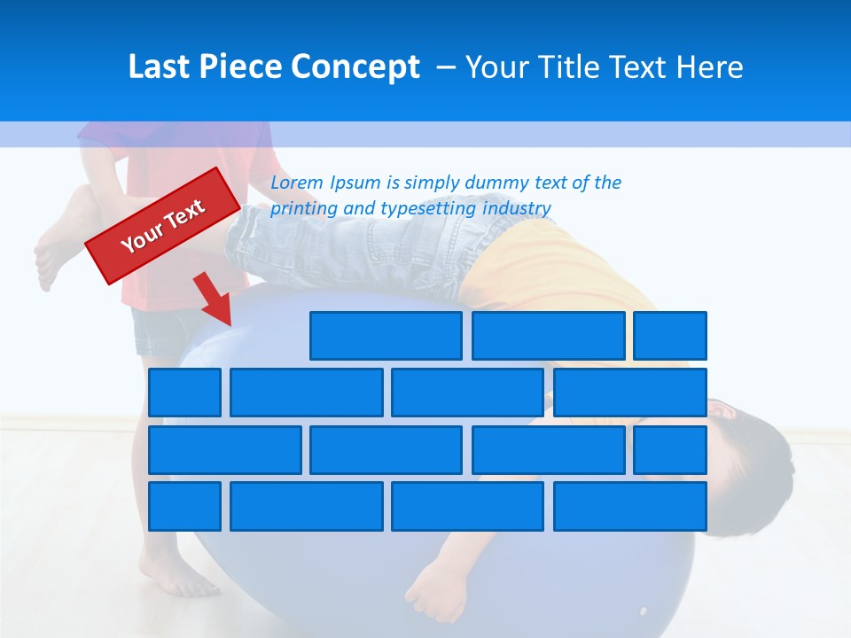 Carefree Kid Sport PowerPoint Template