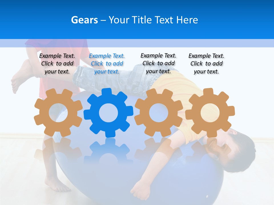 Carefree Kid Sport PowerPoint Template