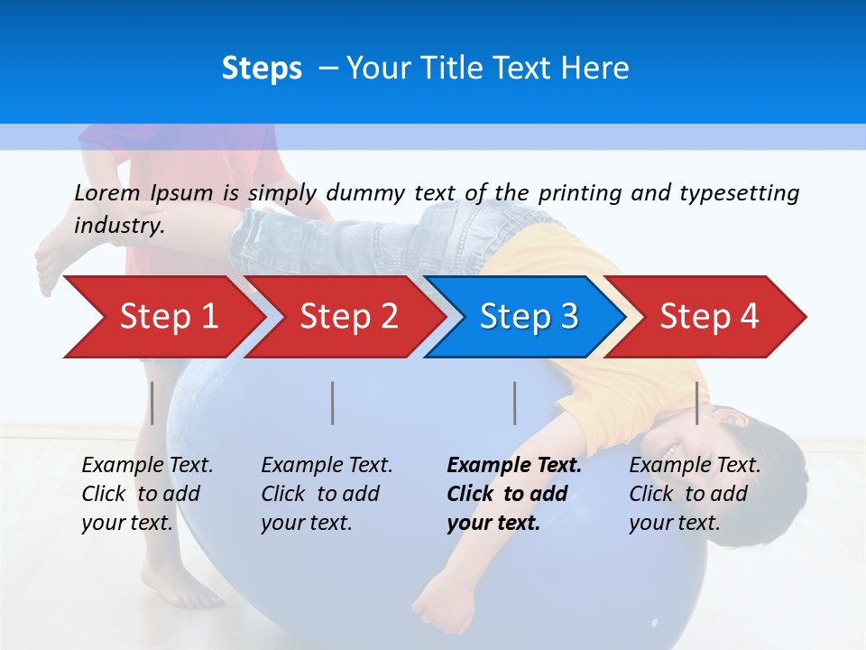 Carefree Kid Sport PowerPoint Template