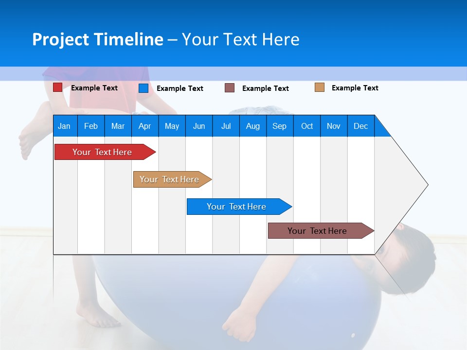 Carefree Kid Sport PowerPoint Template