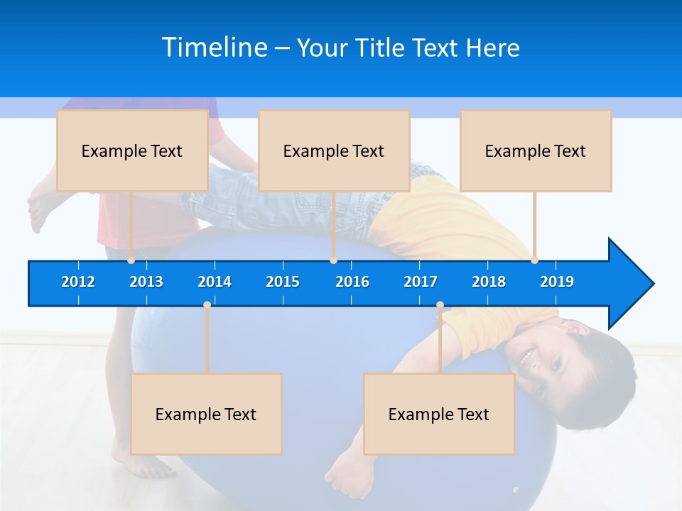Carefree Kid Sport PowerPoint Template