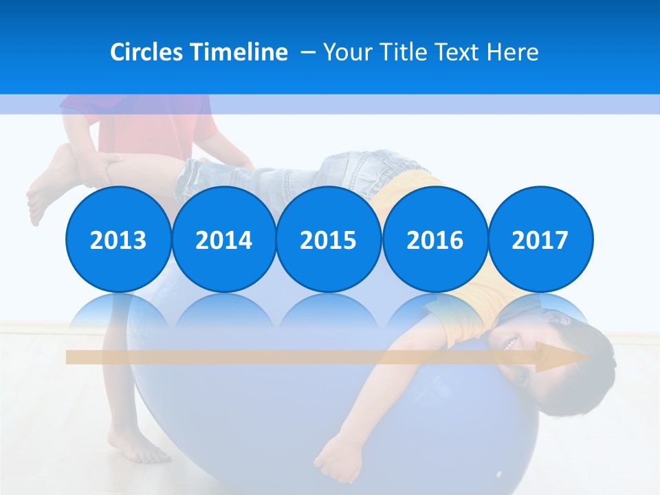 Carefree Kid Sport PowerPoint Template