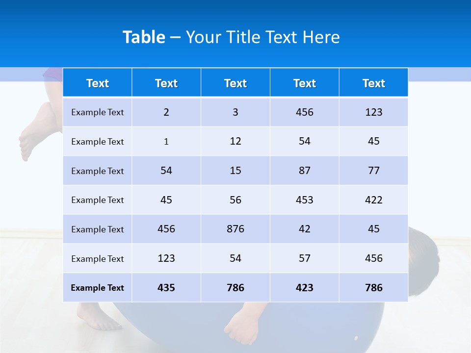 Carefree Kid Sport PowerPoint Template