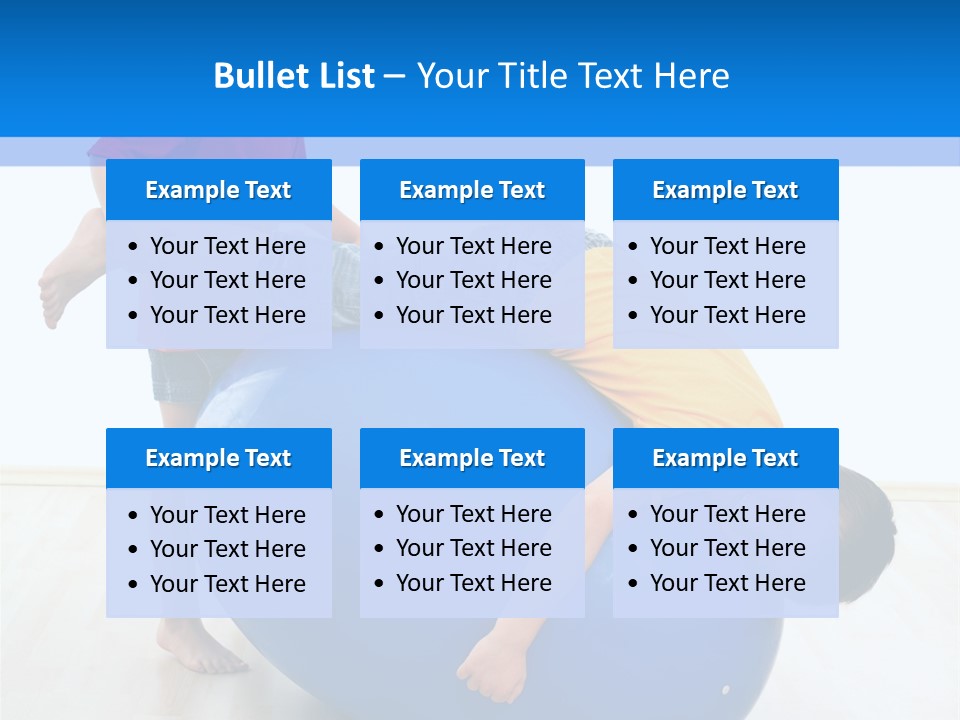 Carefree Kid Sport PowerPoint Template