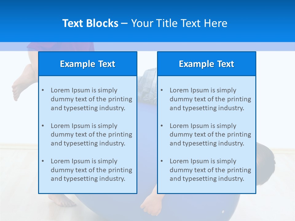 Carefree Kid Sport PowerPoint Template