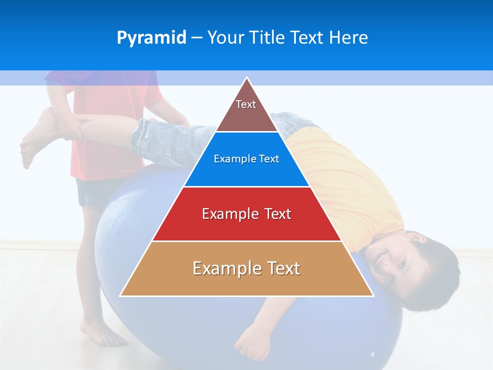 Carefree Kid Sport PowerPoint Template