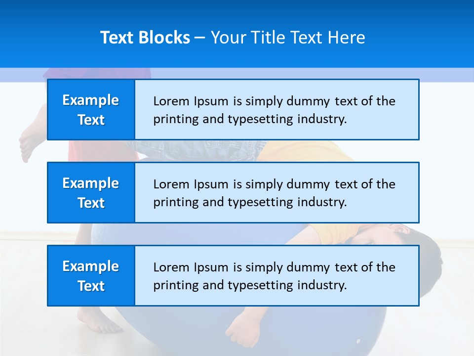 Carefree Kid Sport PowerPoint Template