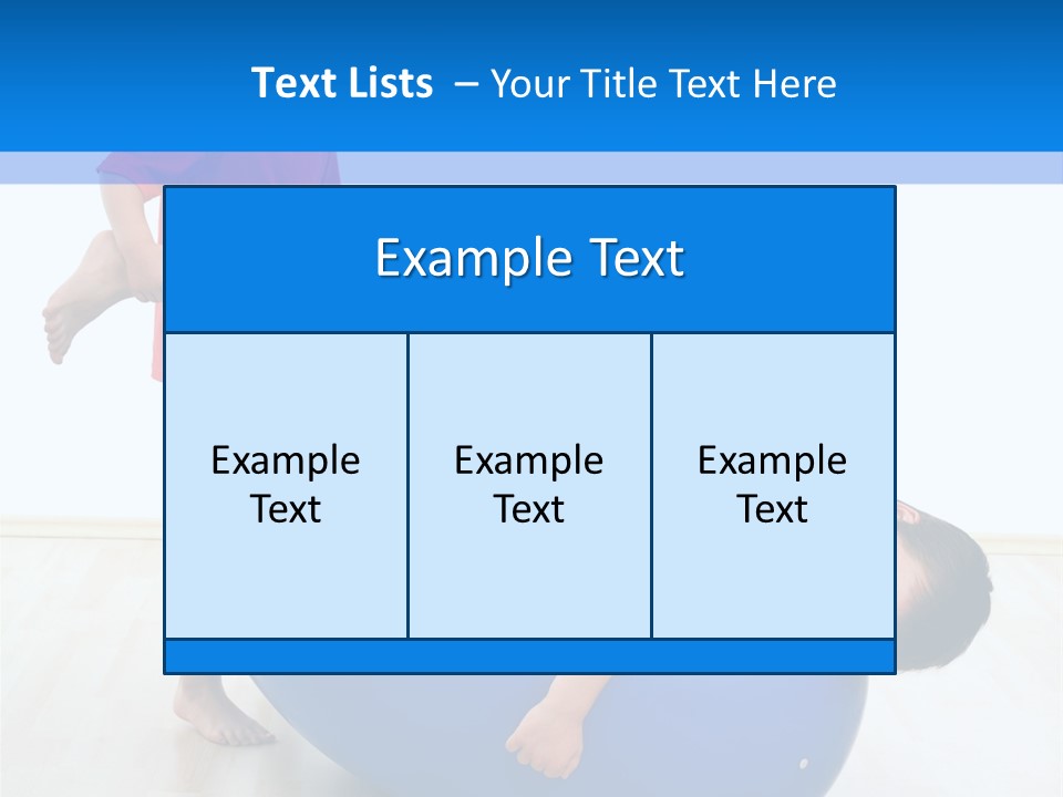 Carefree Kid Sport PowerPoint Template