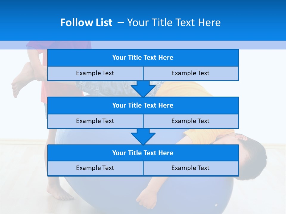 Carefree Kid Sport PowerPoint Template