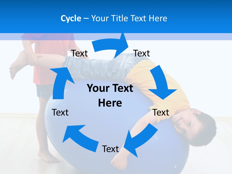 Carefree Kid Sport PowerPoint Template