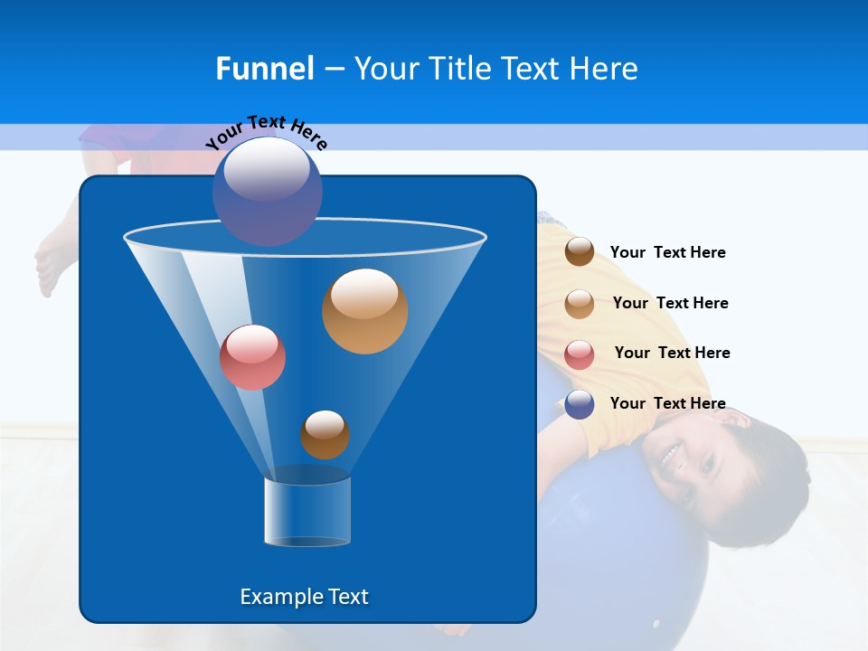 Carefree Kid Sport PowerPoint Template