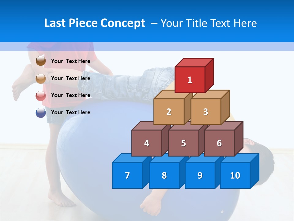 Carefree Kid Sport PowerPoint Template