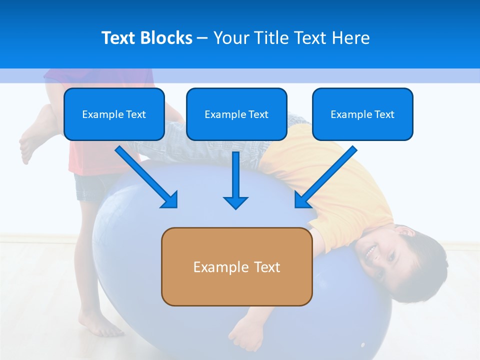 Carefree Kid Sport PowerPoint Template