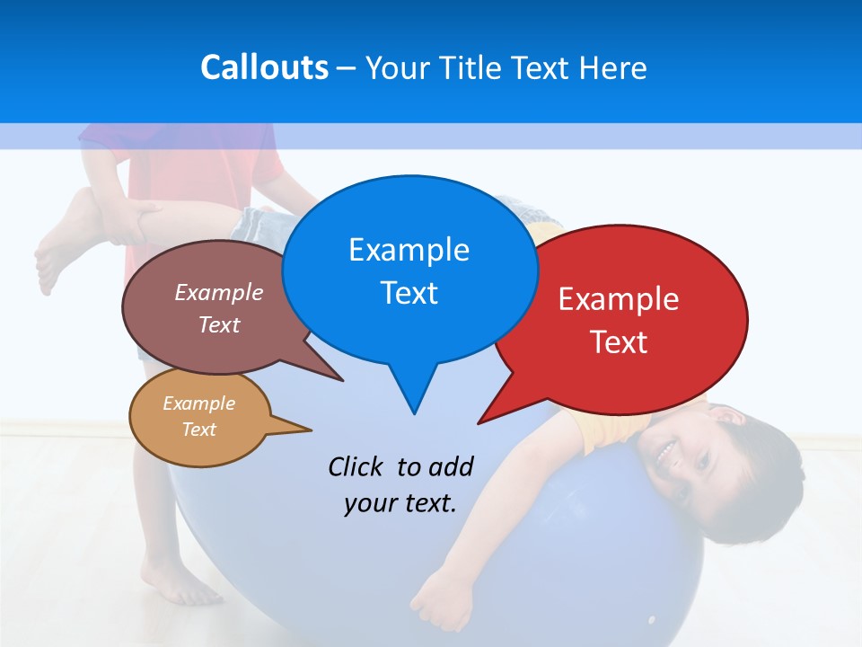 Carefree Kid Sport PowerPoint Template