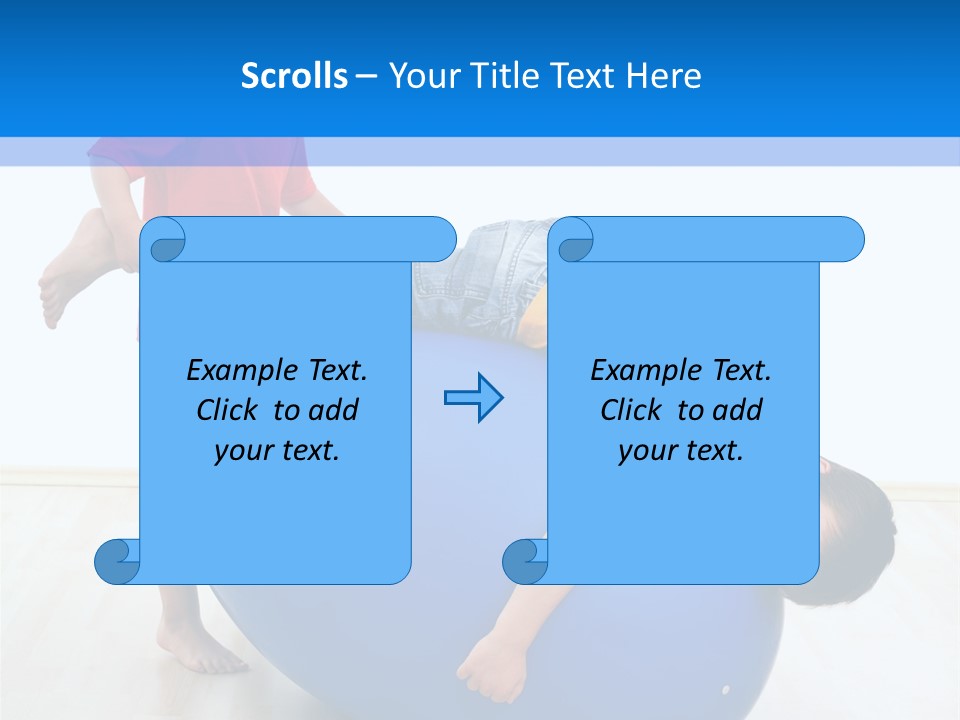Carefree Kid Sport PowerPoint Template