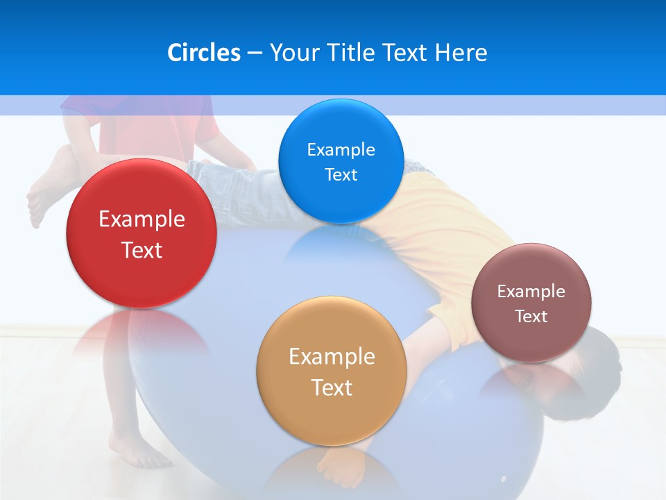 Carefree Kid Sport PowerPoint Template