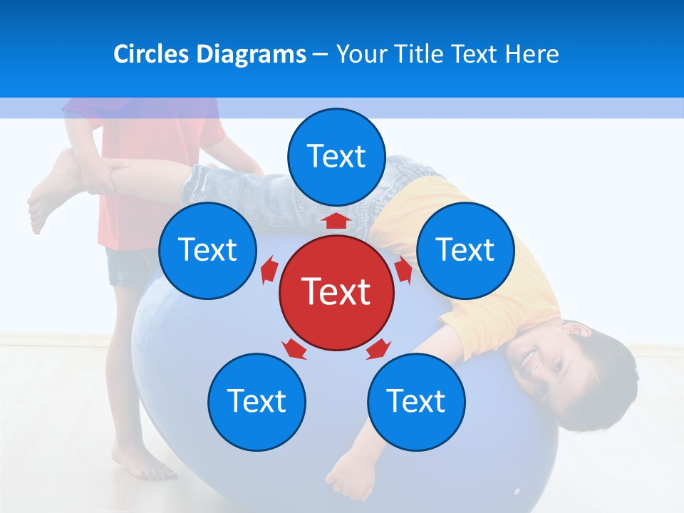 Carefree Kid Sport PowerPoint Template