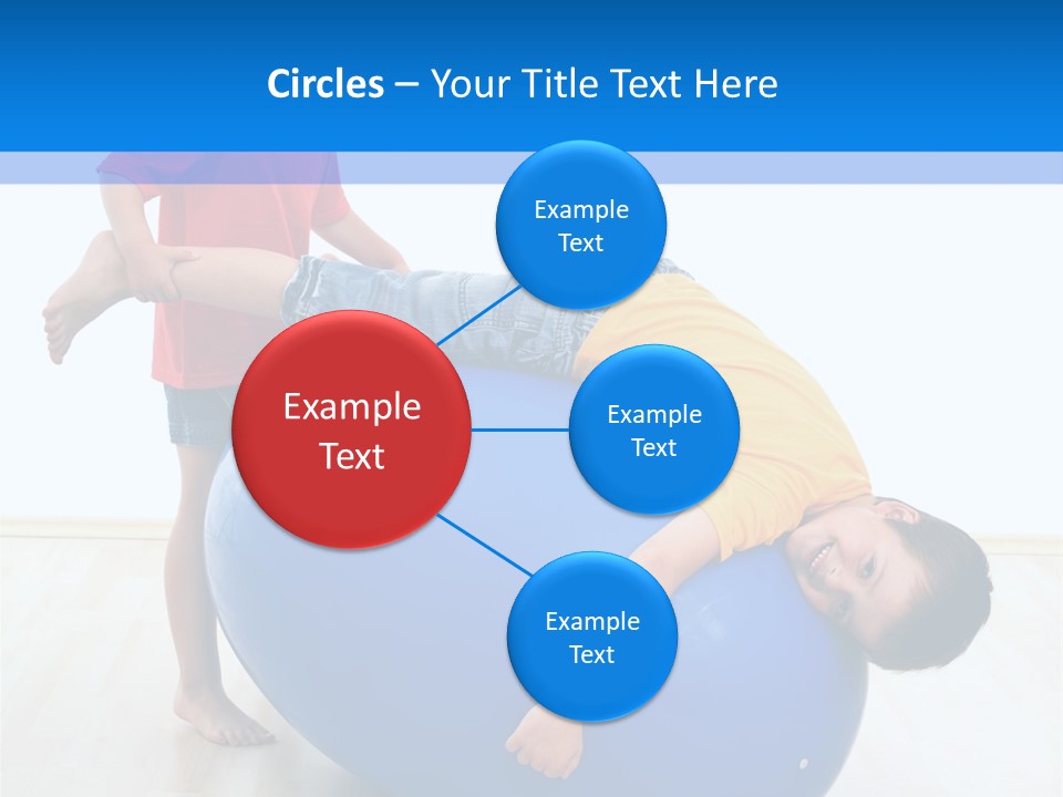 Carefree Kid Sport PowerPoint Template