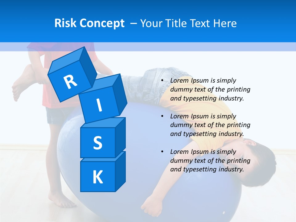 Carefree Kid Sport PowerPoint Template