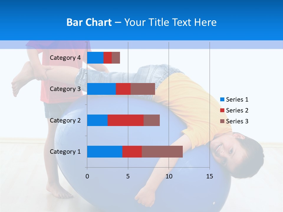Carefree Kid Sport PowerPoint Template