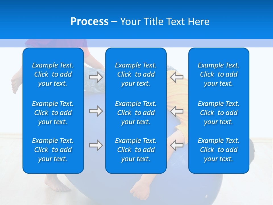 Carefree Kid Sport PowerPoint Template