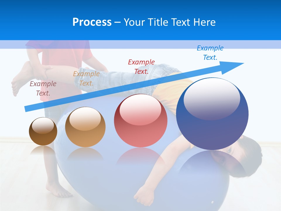 Carefree Kid Sport PowerPoint Template