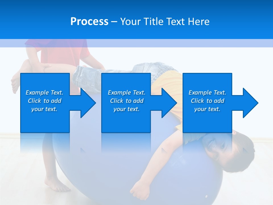 Carefree Kid Sport PowerPoint Template