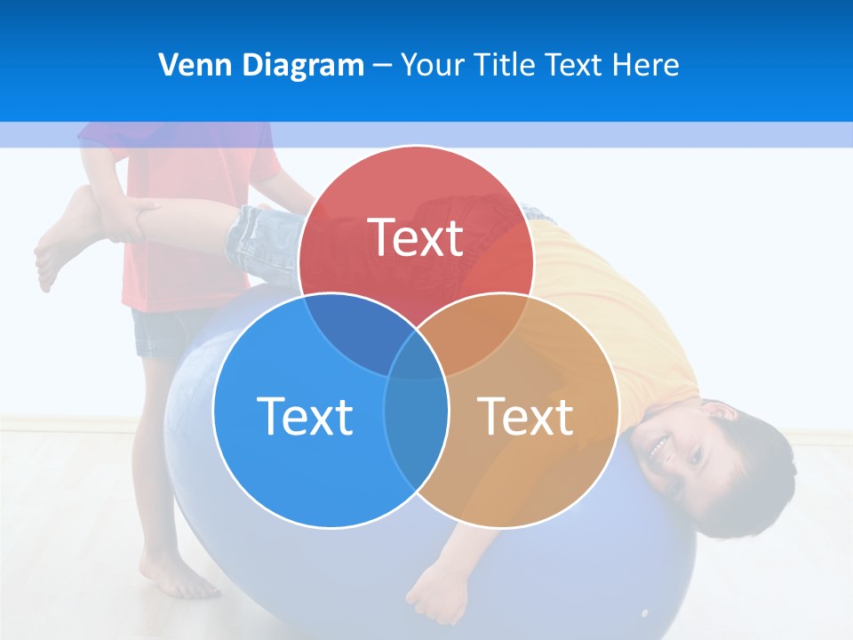 Carefree Kid Sport PowerPoint Template