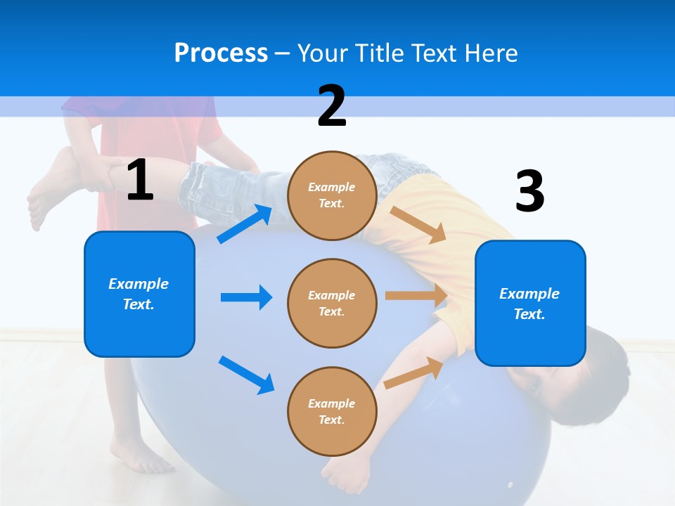 Carefree Kid Sport PowerPoint Template