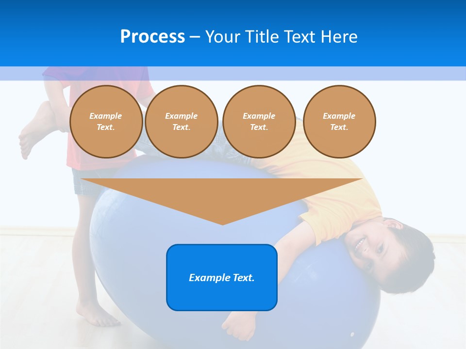 Carefree Kid Sport PowerPoint Template