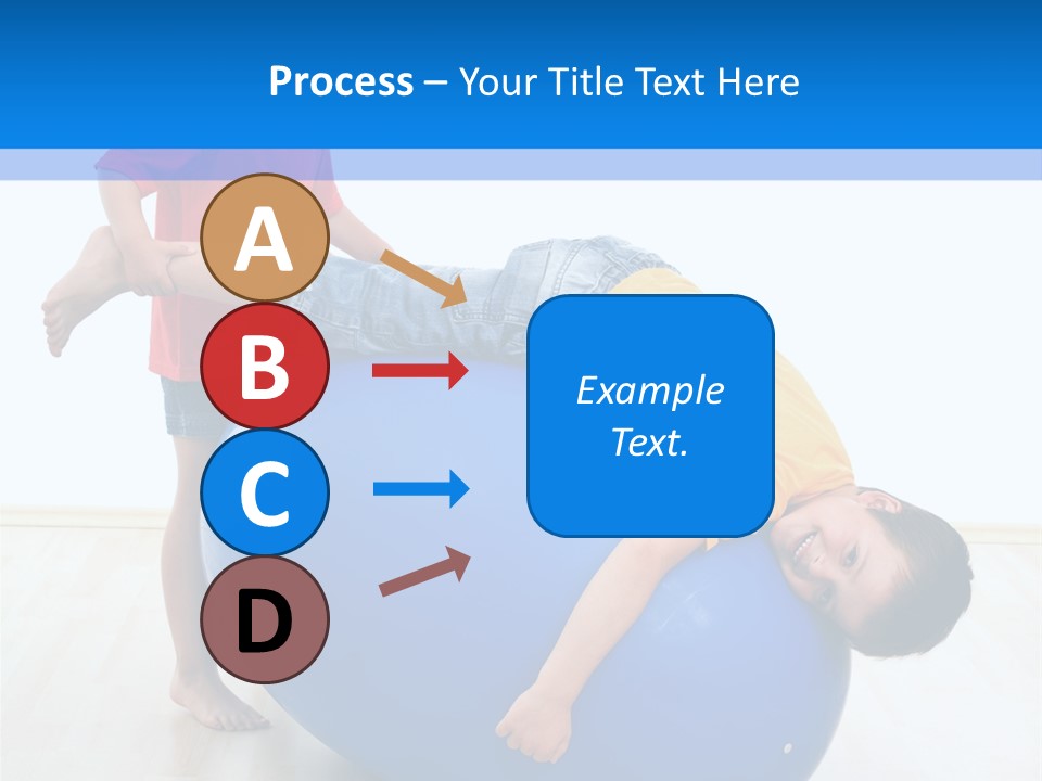 Carefree Kid Sport PowerPoint Template