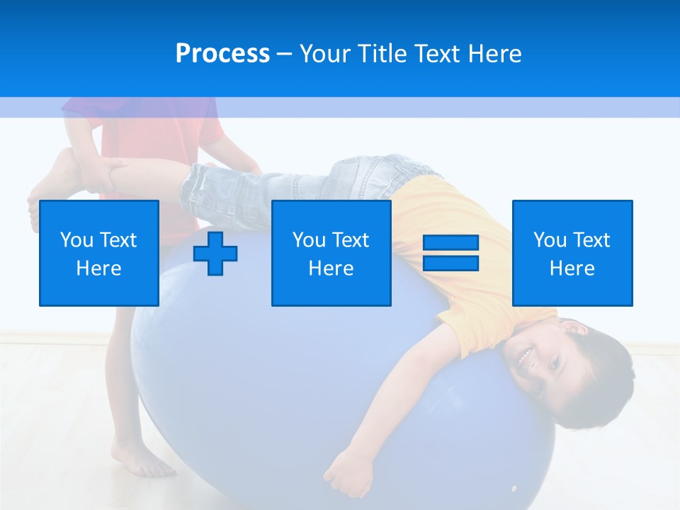 Carefree Kid Sport PowerPoint Template