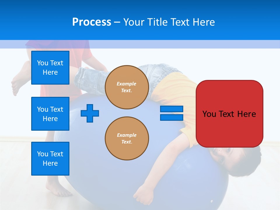 Carefree Kid Sport PowerPoint Template