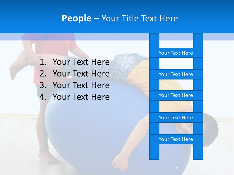 Carefree Kid Sport PowerPoint Template