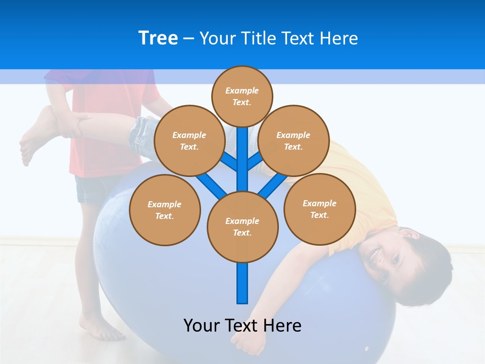 Carefree Kid Sport PowerPoint Template