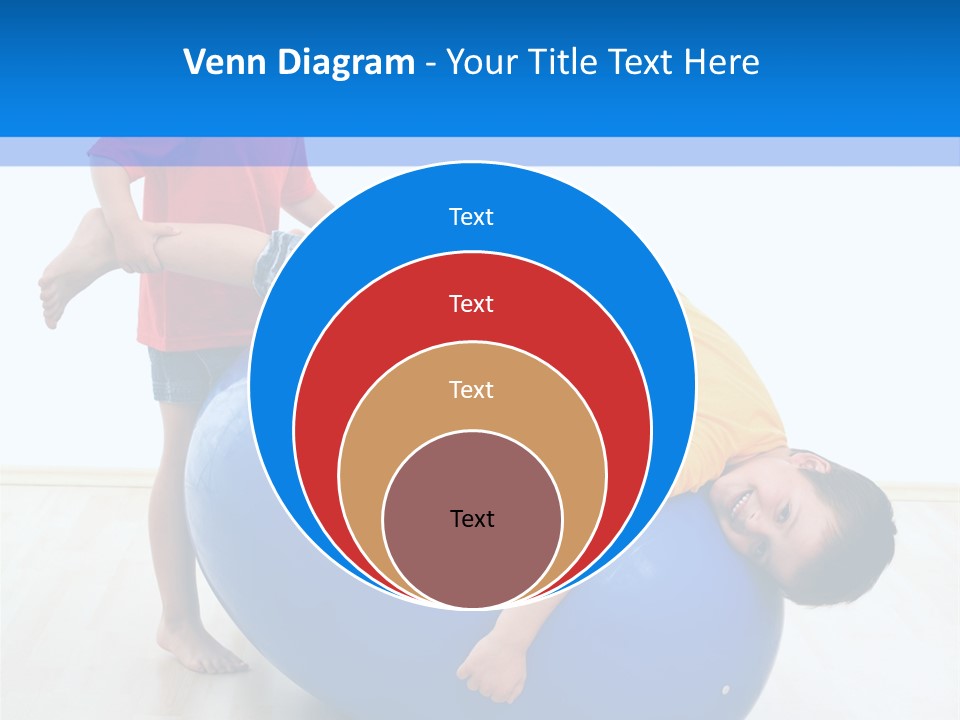Carefree Kid Sport PowerPoint Template