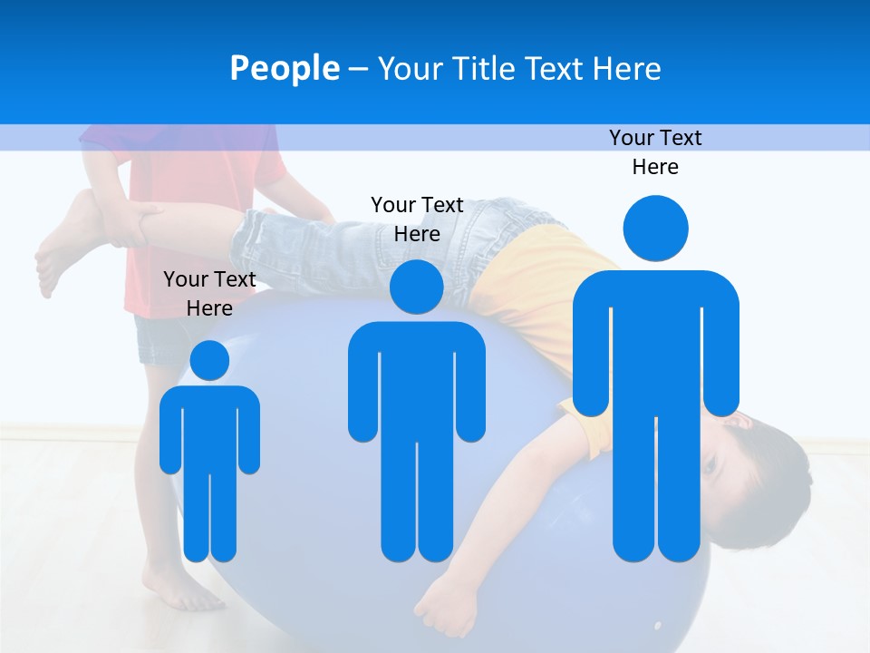 Carefree Kid Sport PowerPoint Template