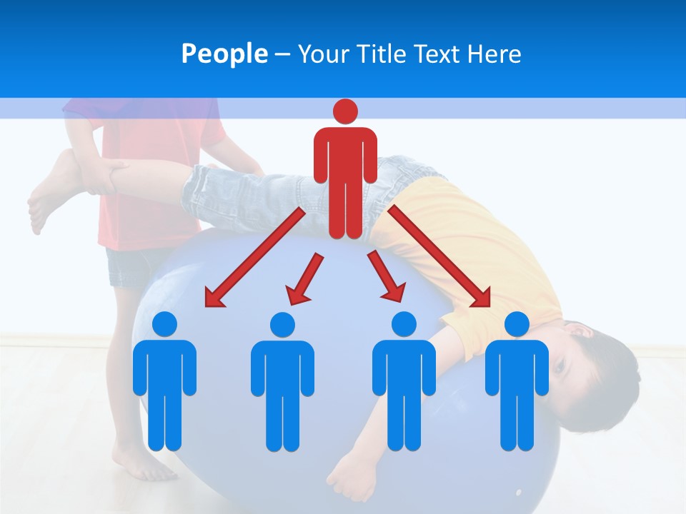 Carefree Kid Sport PowerPoint Template