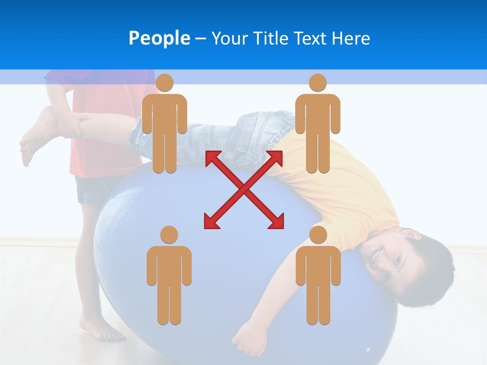 Carefree Kid Sport PowerPoint Template