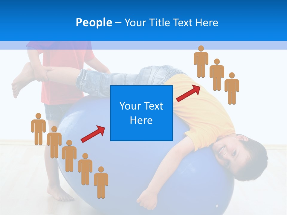 Carefree Kid Sport PowerPoint Template