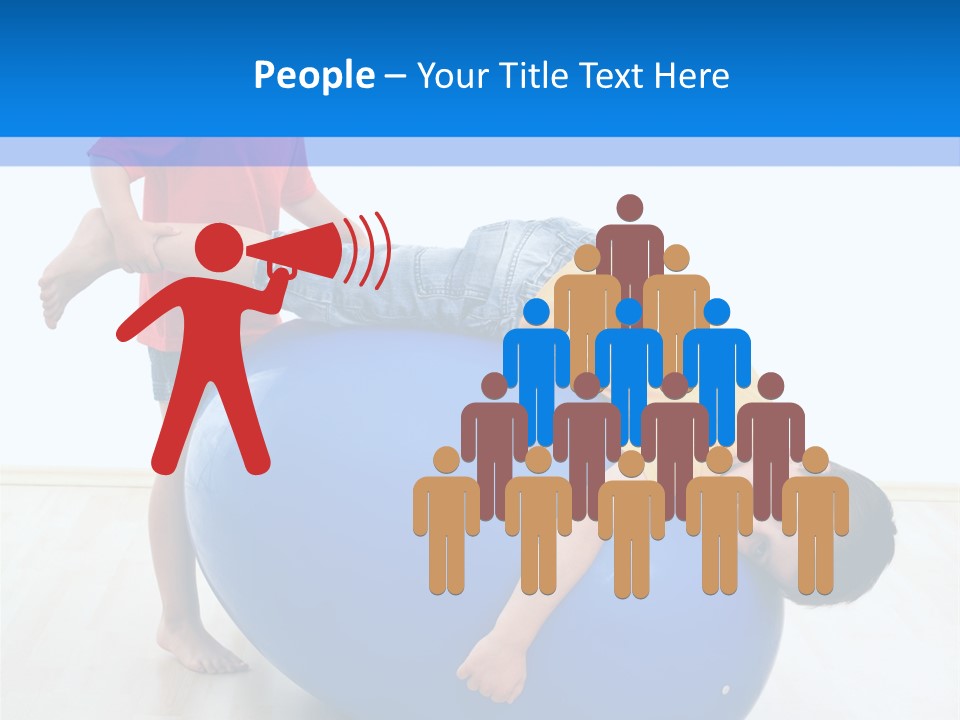 Carefree Kid Sport PowerPoint Template