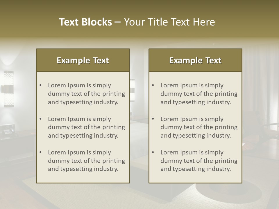 Sleeping Travel Design PowerPoint Template