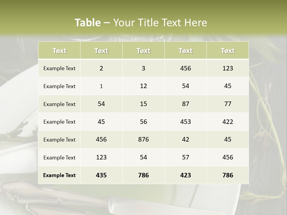 Botany Beauty Concept PowerPoint Template