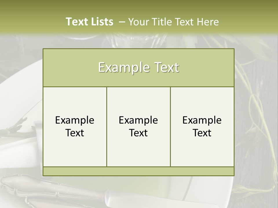 Botany Beauty Concept PowerPoint Template