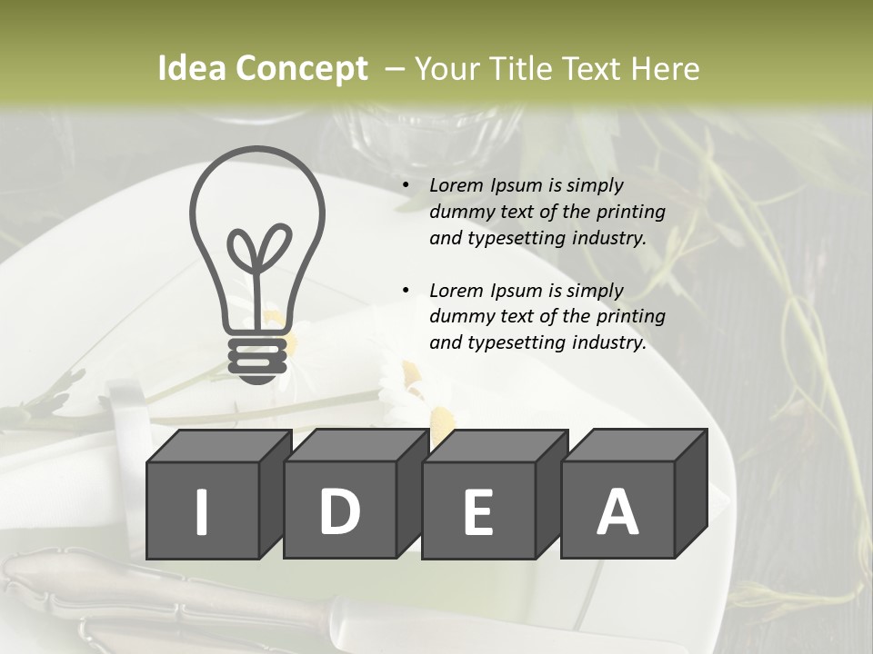 Botany Beauty Concept PowerPoint Template