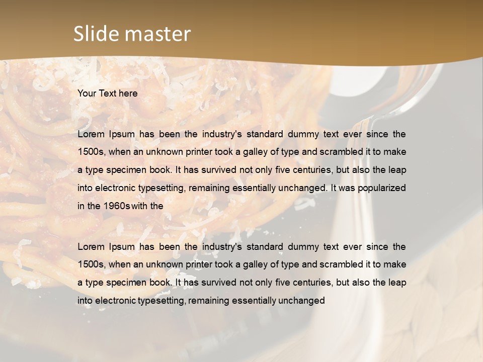 Vegetarian Fat Healthy PowerPoint Template