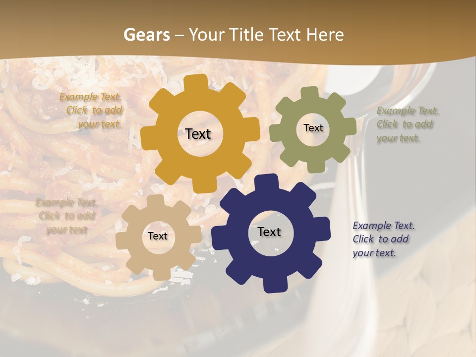 Vegetarian Fat Healthy PowerPoint Template