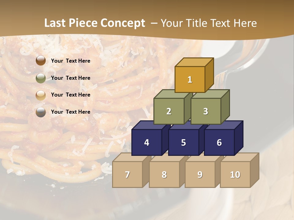 Vegetarian Fat Healthy PowerPoint Template