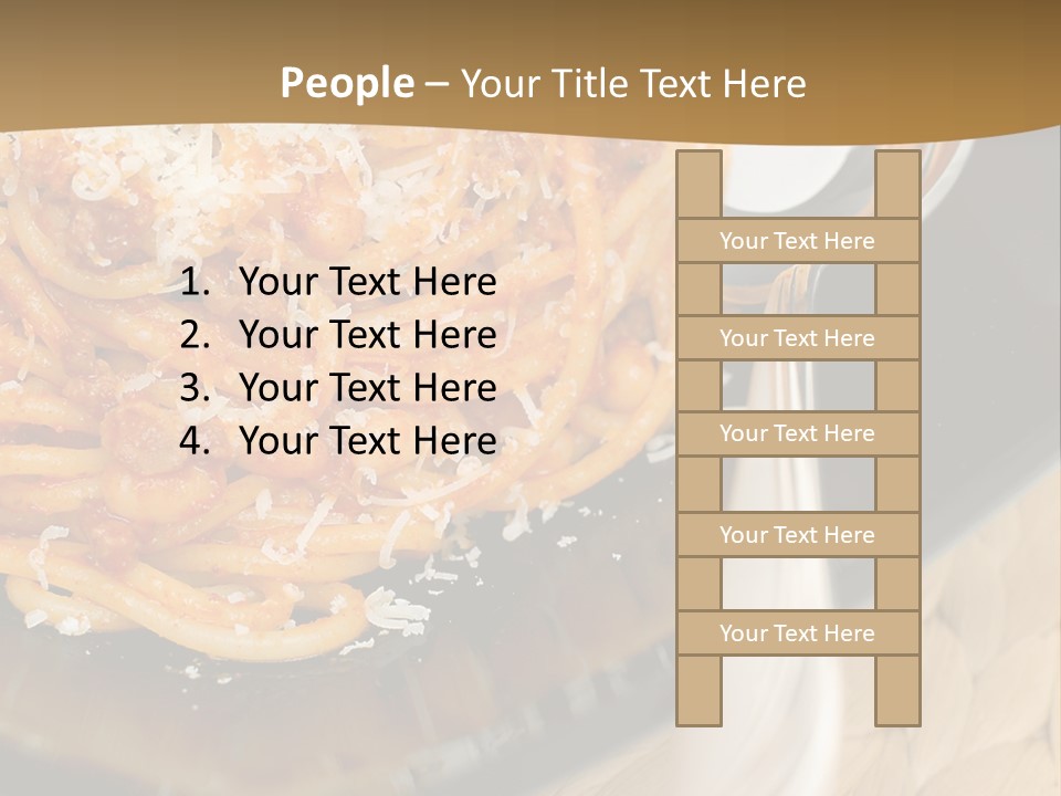 Vegetarian Fat Healthy PowerPoint Template