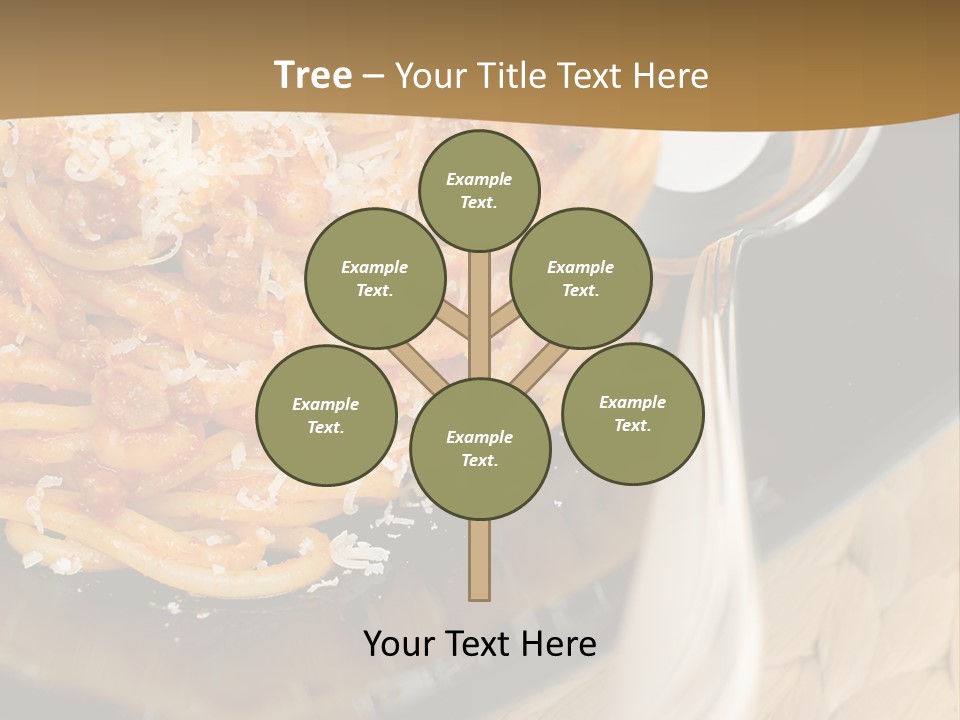 Vegetarian Fat Healthy PowerPoint Template